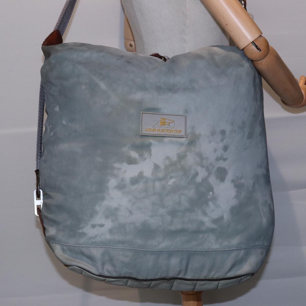 LOUIS VUITTON LV Cup Shoulder Bag Gray LV Auth bs15199