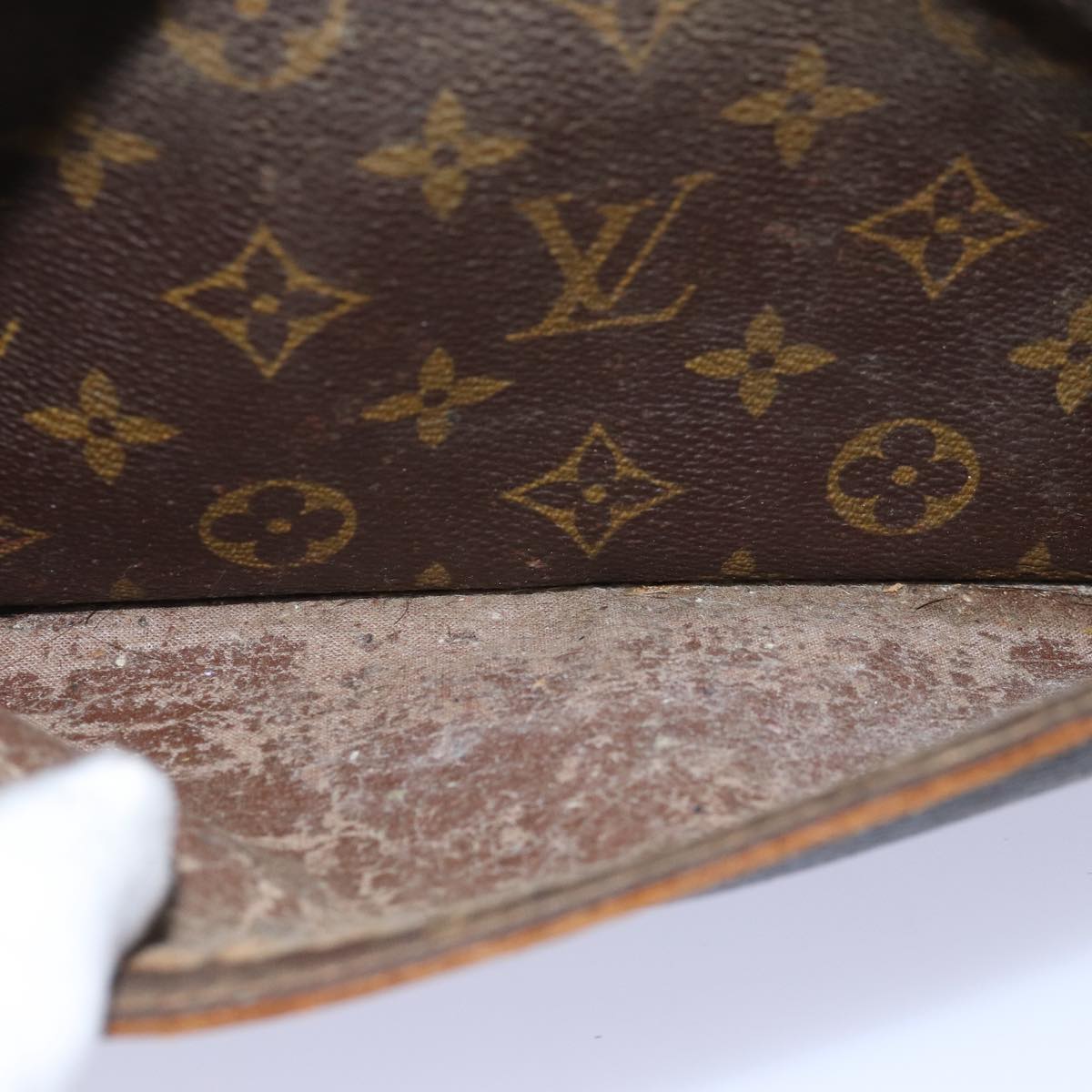 LOUIS VUITTON Monogram Compiegne 28 Clutch Bag M51845 LV Auth bs15222