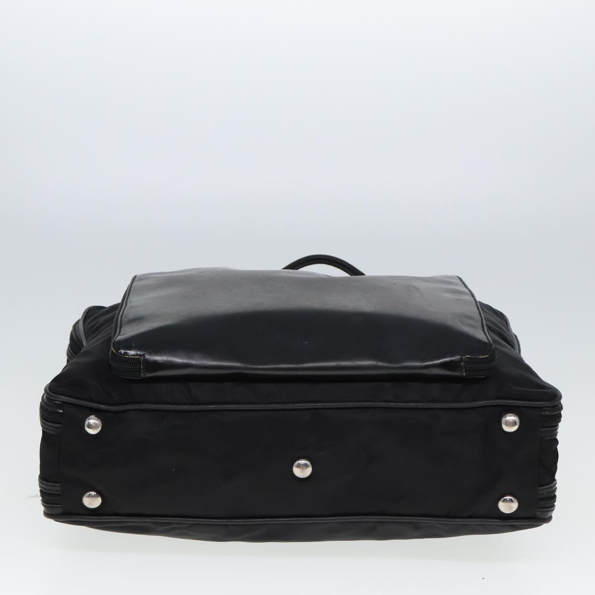 GUCCI Business Bag Nylon patent leather Black 010 1553 0302 10 Auth bs15253