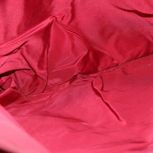PRADA Hand Bag Nylon Red Auth bs15270