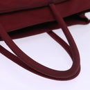 PRADA Hand Bag Nylon Red Auth bs15270-7