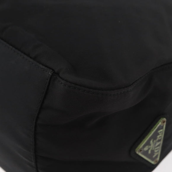PRADA Shoulder Bag Nylon Black Auth bs15274