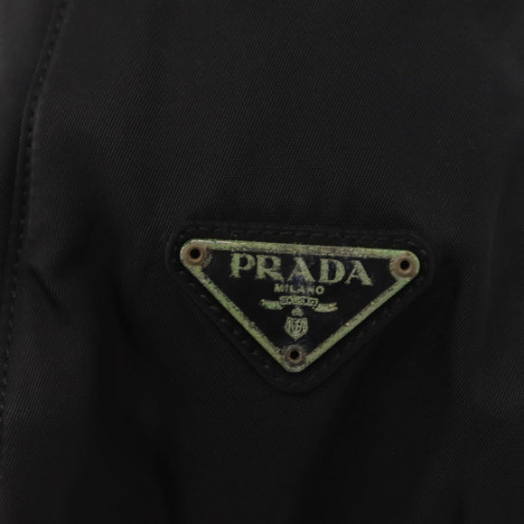 PRADA Shoulder Bag Nylon Black Auth bs15274