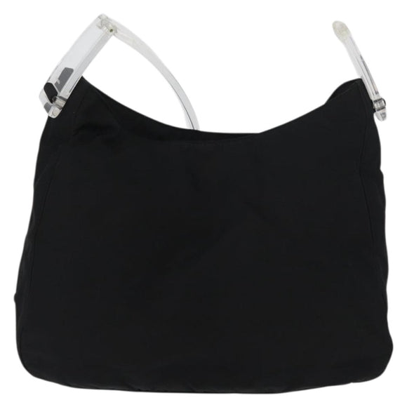 PRADA Shoulder Bag Nylon Black Auth bs15274