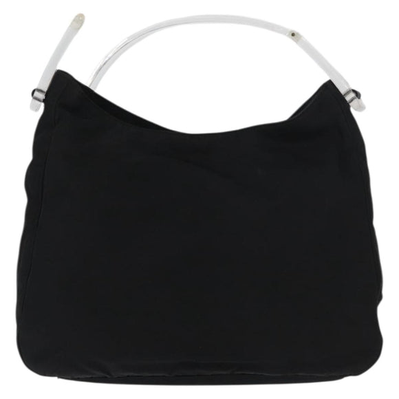 PRADA Shoulder Bag Nylon Black Auth bs15274