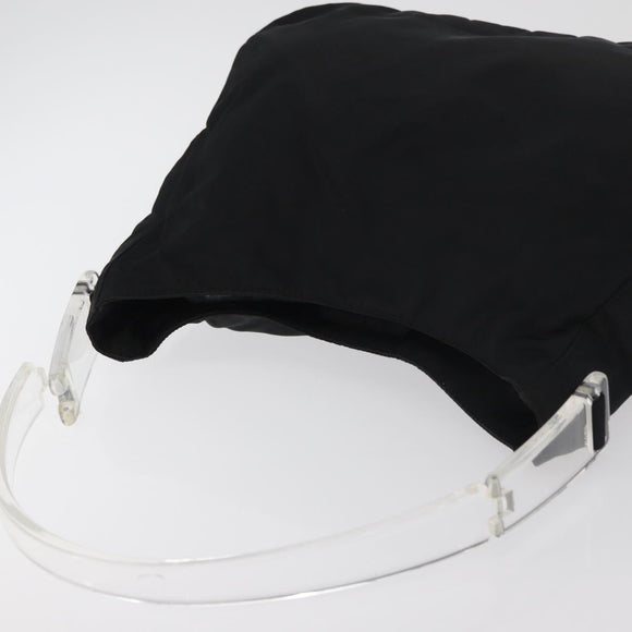 PRADA Shoulder Bag Nylon Black Auth bs15274