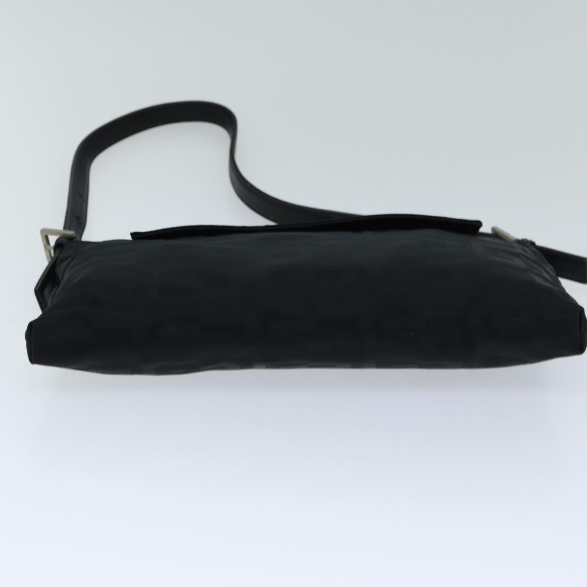 GIVENCHY Shoulder Bag Nylon Black Auth bs15277