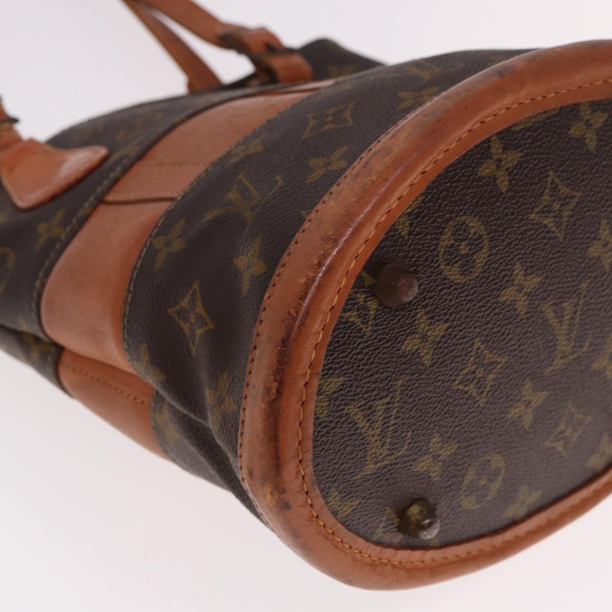 LOUIS VUITTON Monogram Bucket PM Shoulder Bag USA limited M42238 LV Auth bs15284