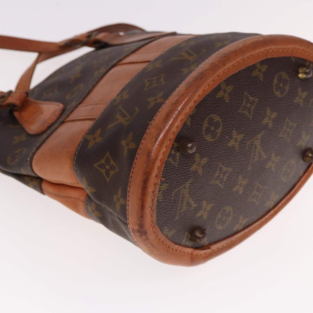 LOUIS VUITTON Monogram Bucket PM Shoulder Bag USA limited M42238 LV Auth bs15284