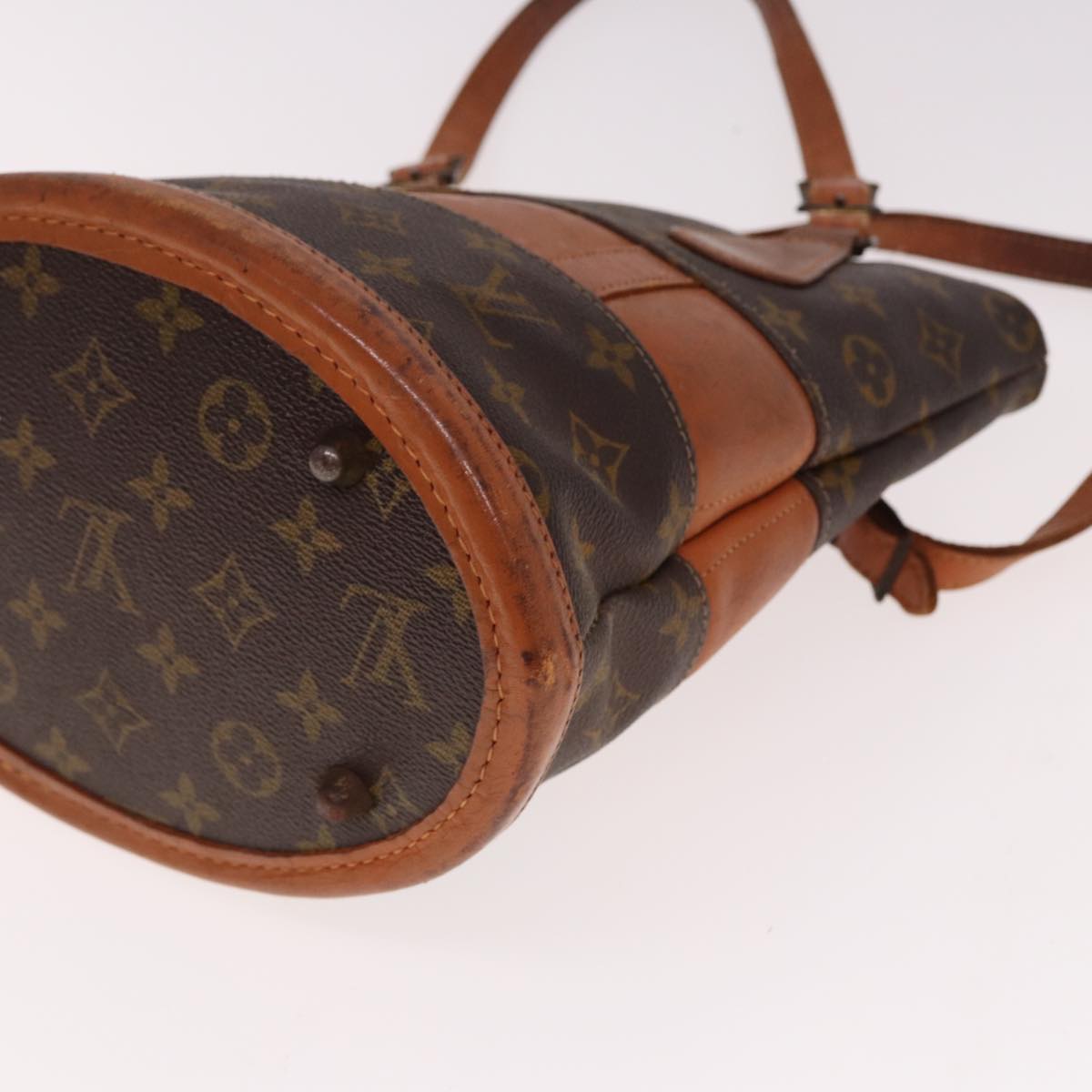 LOUIS VUITTON Monogram Bucket PM Shoulder Bag USA limited M42238 LV Auth bs15284