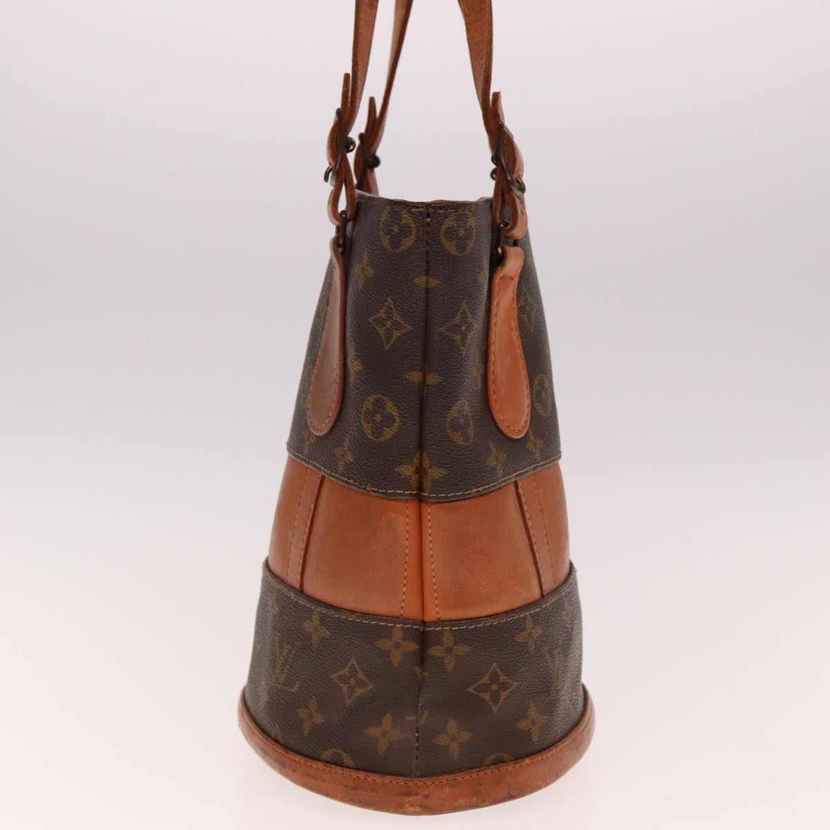 LOUIS VUITTON Monogram Bucket PM Shoulder Bag USA limited M42238 LV Auth bs15284