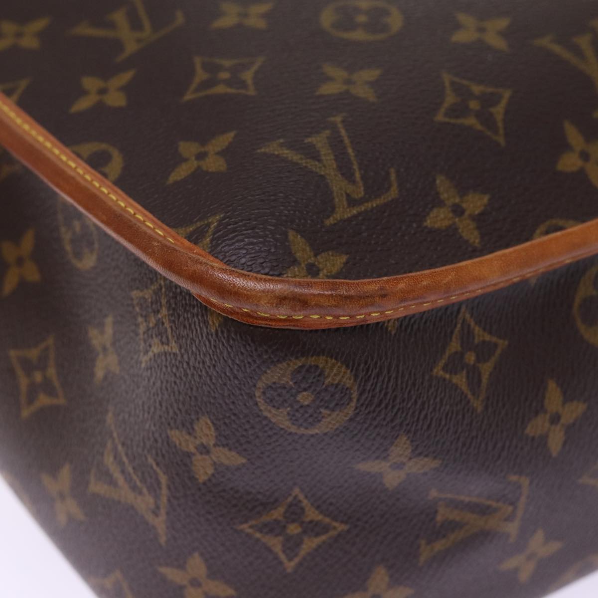 LOUIS VUITTON Monogram Gibeciere GM Shoulder Bag M42246 LV Auth bs15294