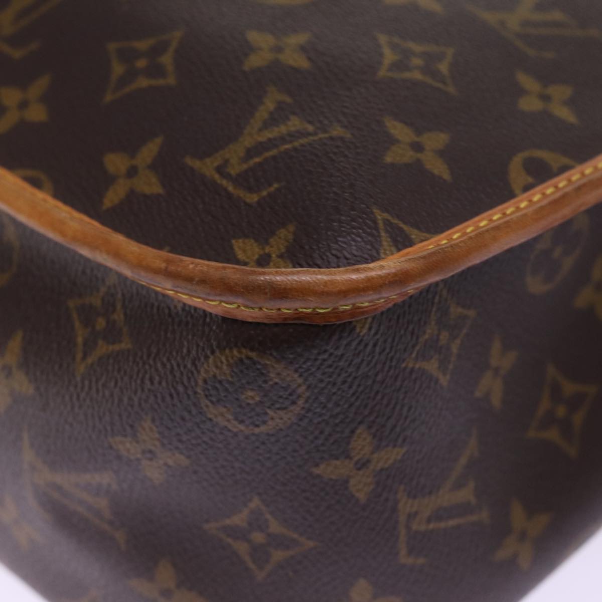 LOUIS VUITTON Monogram Gibeciere GM Shoulder Bag M42246 LV Auth bs15294