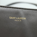 SAINT LAURENT Tote Bag Leather Gray Auth bs15314-17
