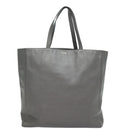 SAINT LAURENT Tote Bag Leather Gray Auth bs15314-13