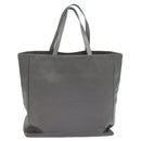 SAINT LAURENT Tote Bag Leather Gray Auth bs15314-2