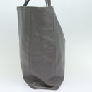 SAINT LAURENT Tote Bag Leather Gray Auth bs15314-3