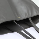 SAINT LAURENT Tote Bag Leather Gray Auth bs15314-6