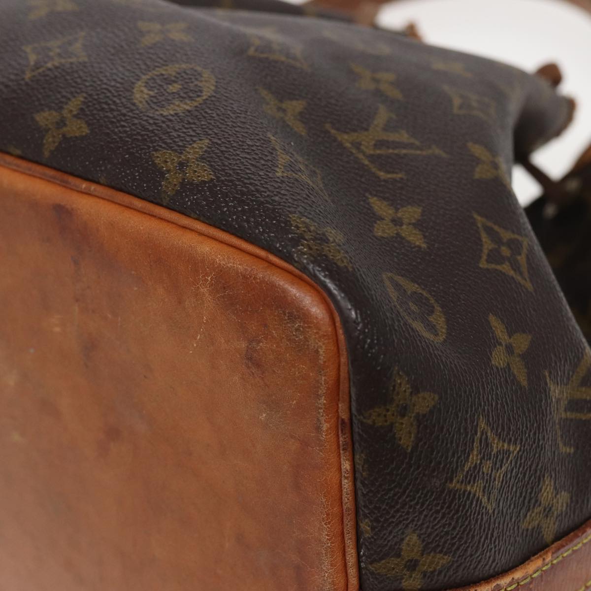 LOUIS VUITTON Monogram Petit Noe Shoulder Bag M42226 LV Auth bs15318