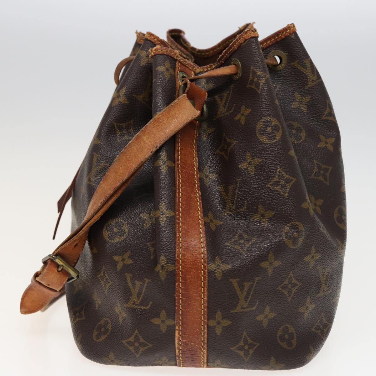 LOUIS VUITTON Monogram Petit Noe Shoulder Bag M42226 LV Auth bs15318