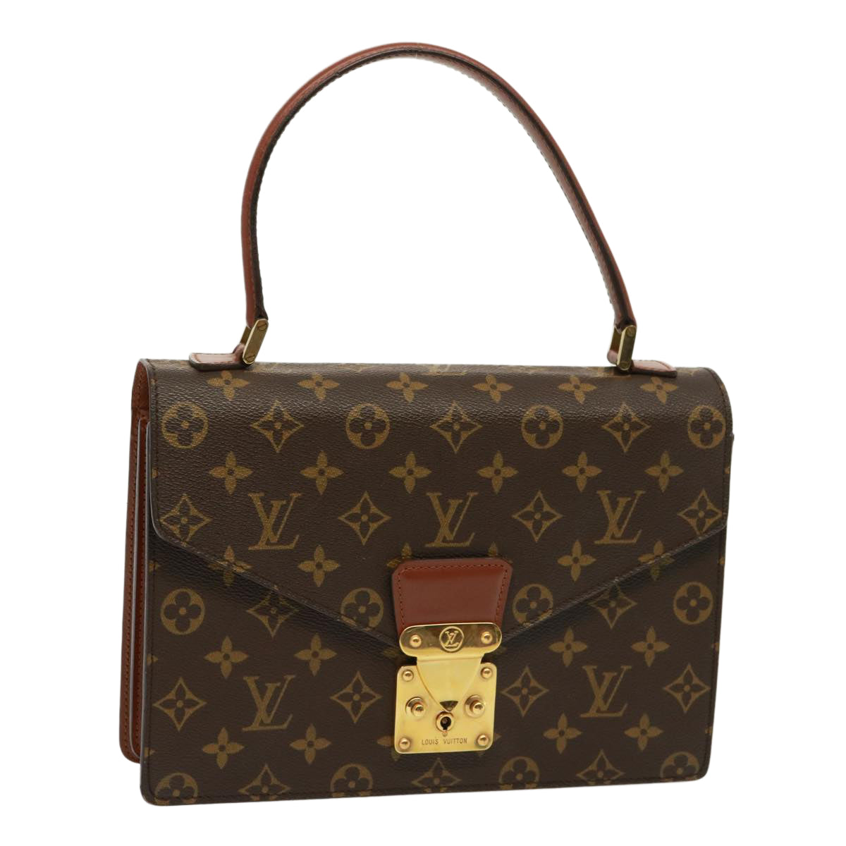 LOUIS VUITTON Monogram Concorde Hand Bag M51190 LV Auth bs15320