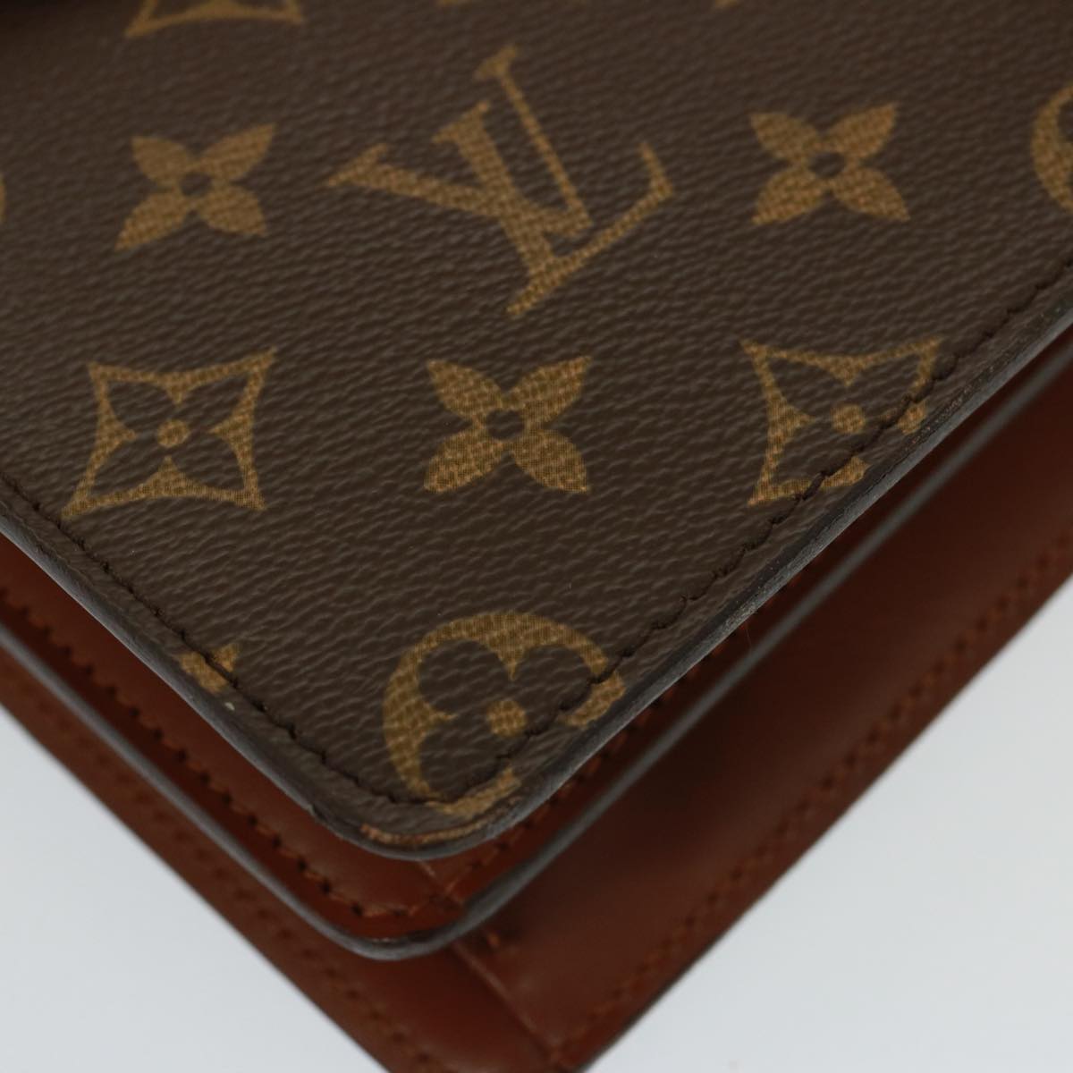 LOUIS VUITTON Monogram Concorde Hand Bag M51190 LV Auth bs15320