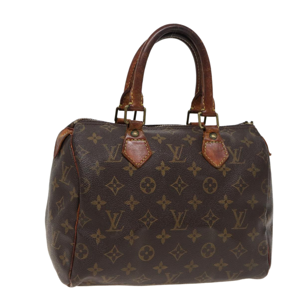 LOUIS VUITTON Monogram Speedy 25 Hand Bag M41528 LV Auth bs15321