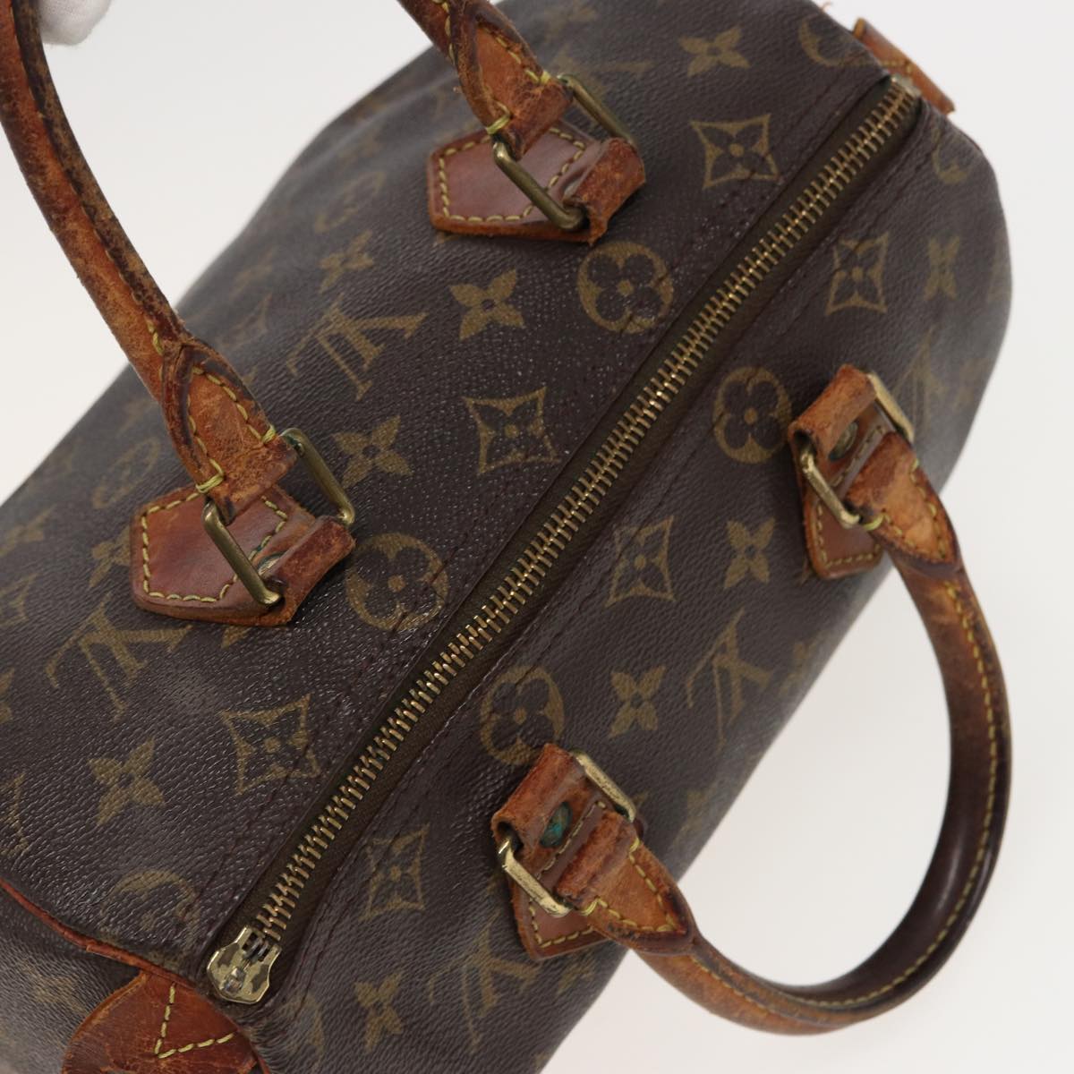 LOUIS VUITTON Monogram Speedy 25 Hand Bag M41528 LV Auth bs15321