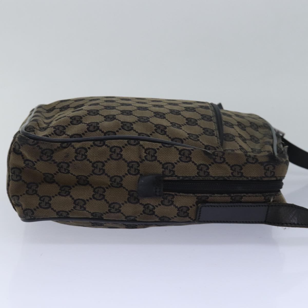 GUCCI GG Canvas Shoulder Bag Brown 018 1604 Auth bs15334