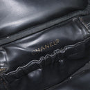 CHANEL Vanity Cosmetic Pouch Patent leather Black CC Auth bs15339-18
