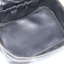CHANEL Vanity Cosmetic Pouch Patent leather Black CC Auth bs15339-11