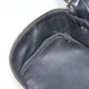 CHANEL Vanity Cosmetic Pouch Patent leather Black CC Auth bs15339-20