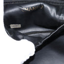 CHANEL Vanity Cosmetic Pouch Patent leather Black CC Auth bs15339-12
