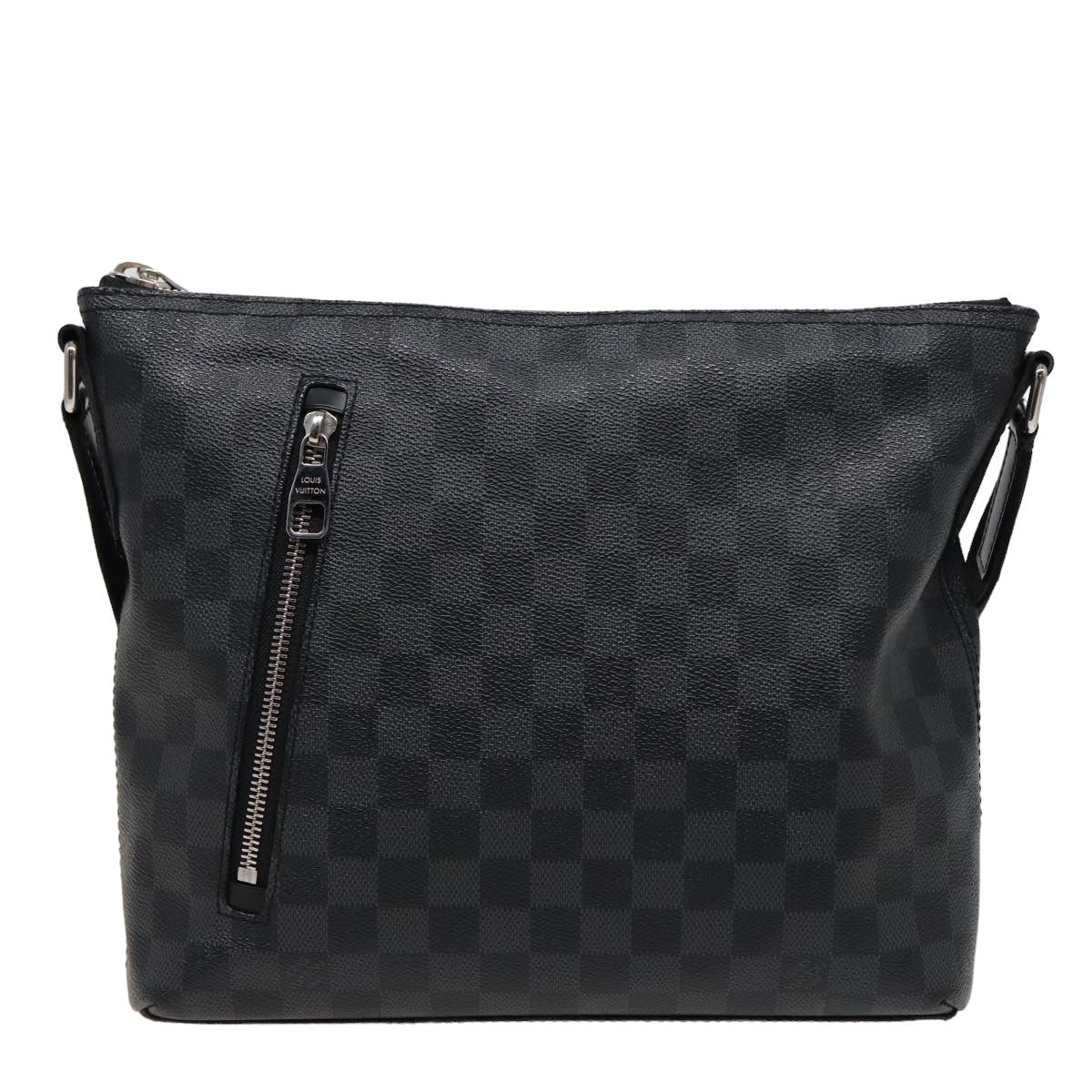 LOUIS VUITTON Damier Graphite Mick MM Shoulder Bag N41106 LV Auth bs15349