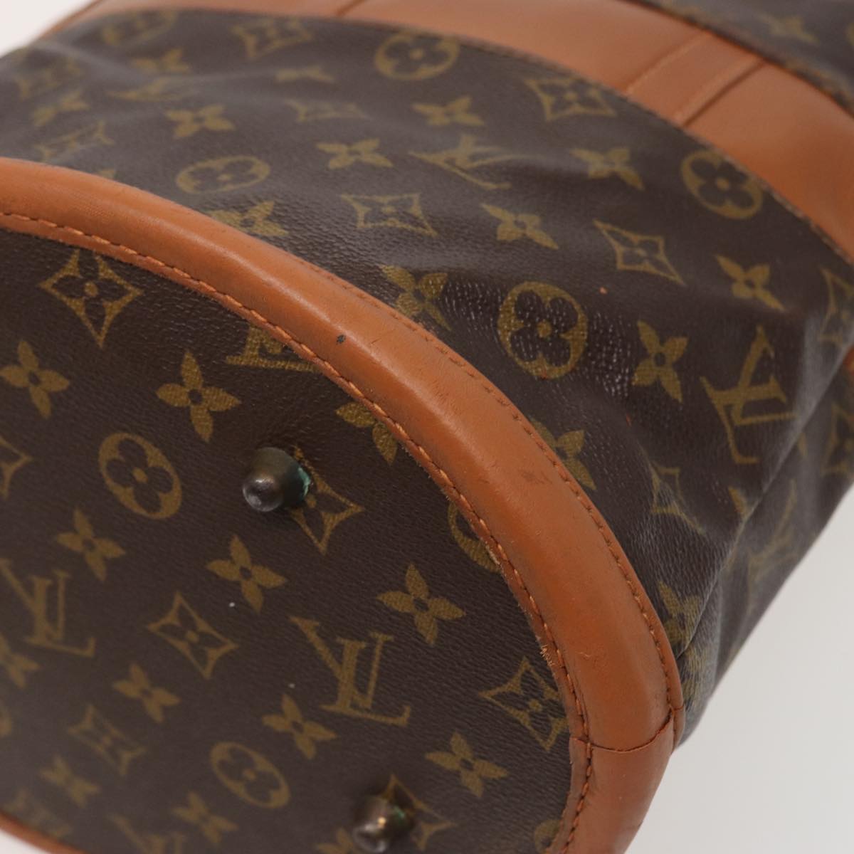 LOUIS VUITTON Monogram Bucket GM Shoulder Bag M42236 LV Auth bs15370