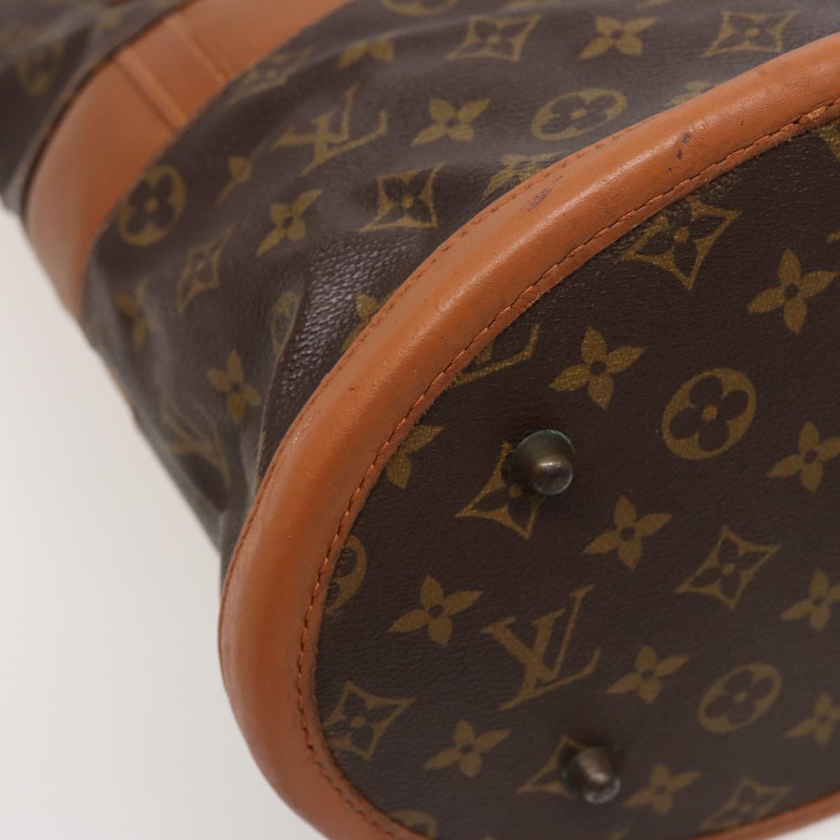 LOUIS VUITTON Monogram Bucket GM Shoulder Bag M42236 LV Auth bs15370