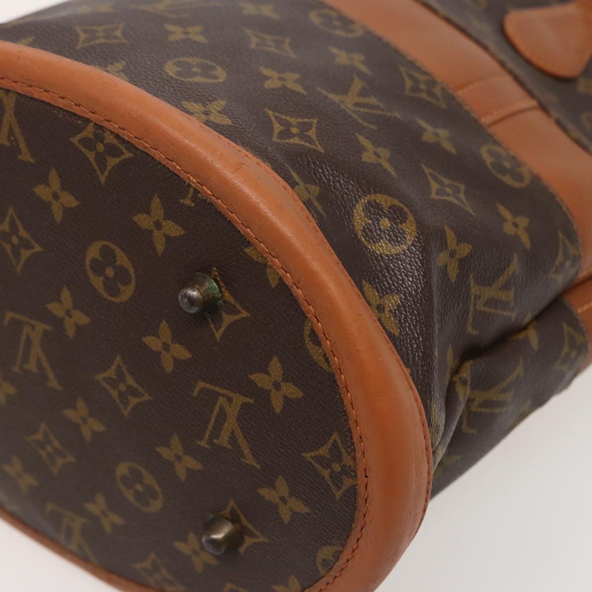 LOUIS VUITTON Monogram Bucket GM Shoulder Bag M42236 LV Auth bs15370