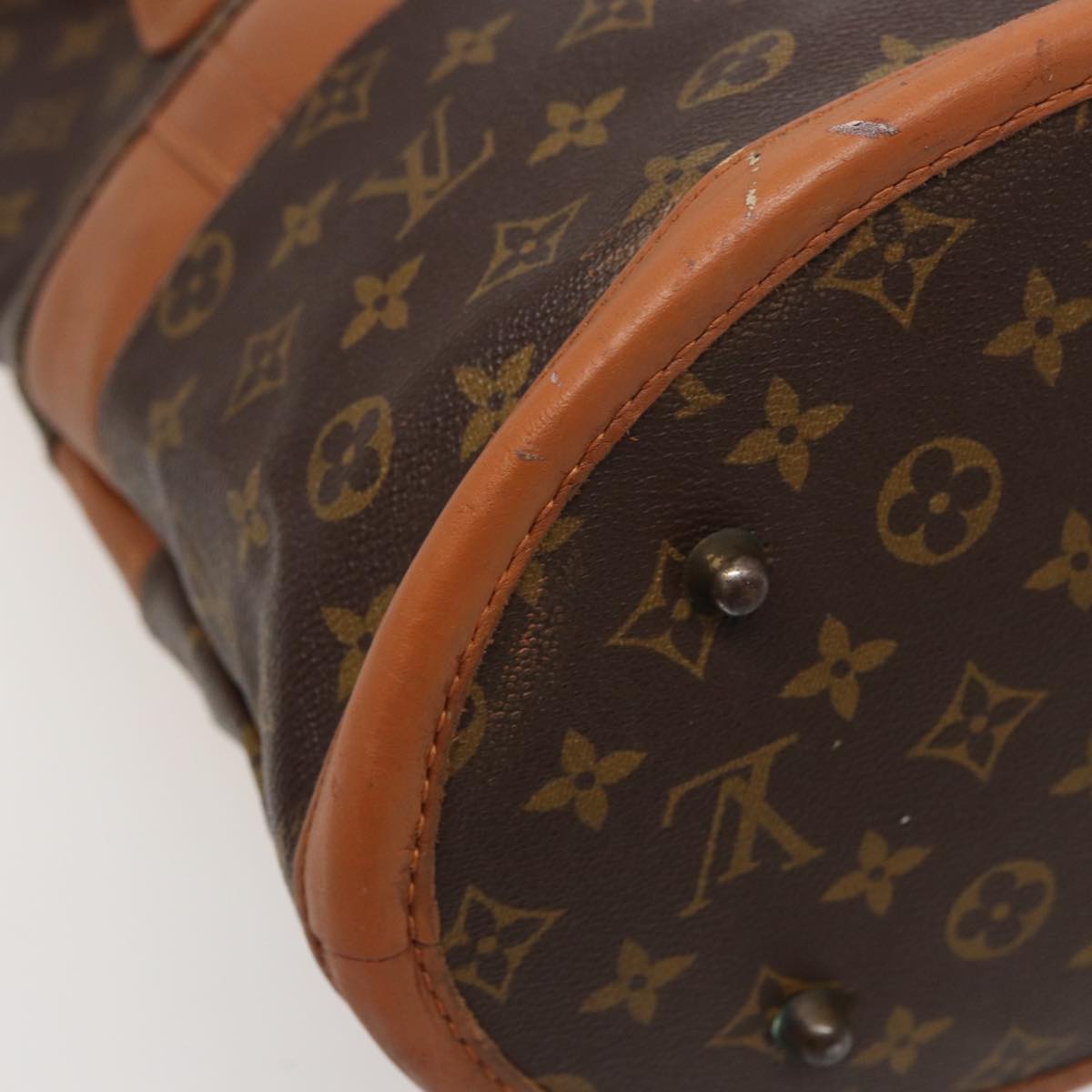 LOUIS VUITTON Monogram Bucket GM Shoulder Bag M42236 LV Auth bs15370