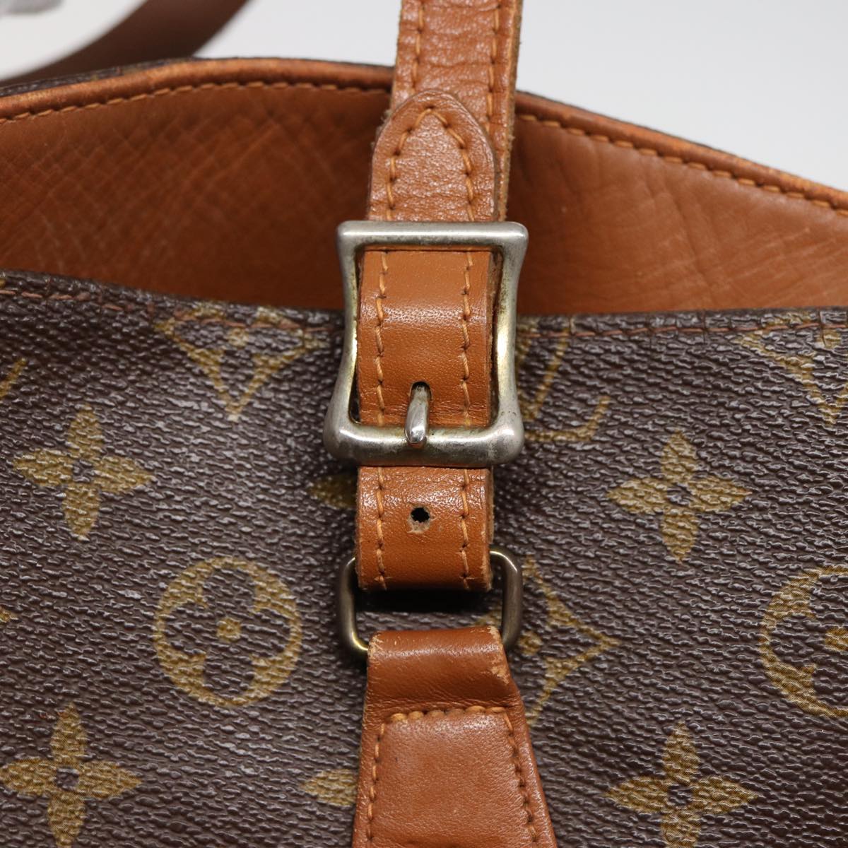 LOUIS VUITTON Monogram Bucket GM Shoulder Bag M42236 LV Auth bs15370