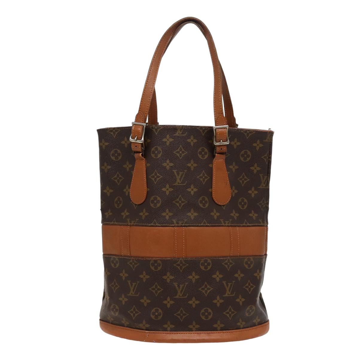 LOUIS VUITTON Monogram Bucket GM Shoulder Bag M42236 LV Auth bs15370