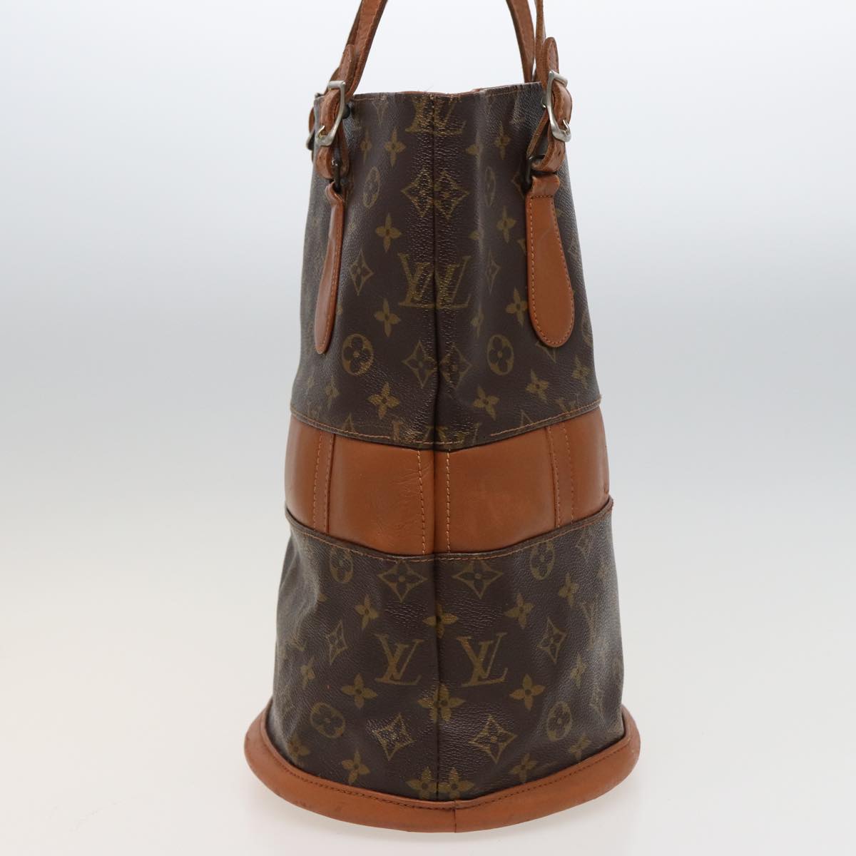 LOUIS VUITTON Monogram Bucket GM Shoulder Bag M42236 LV Auth bs15370