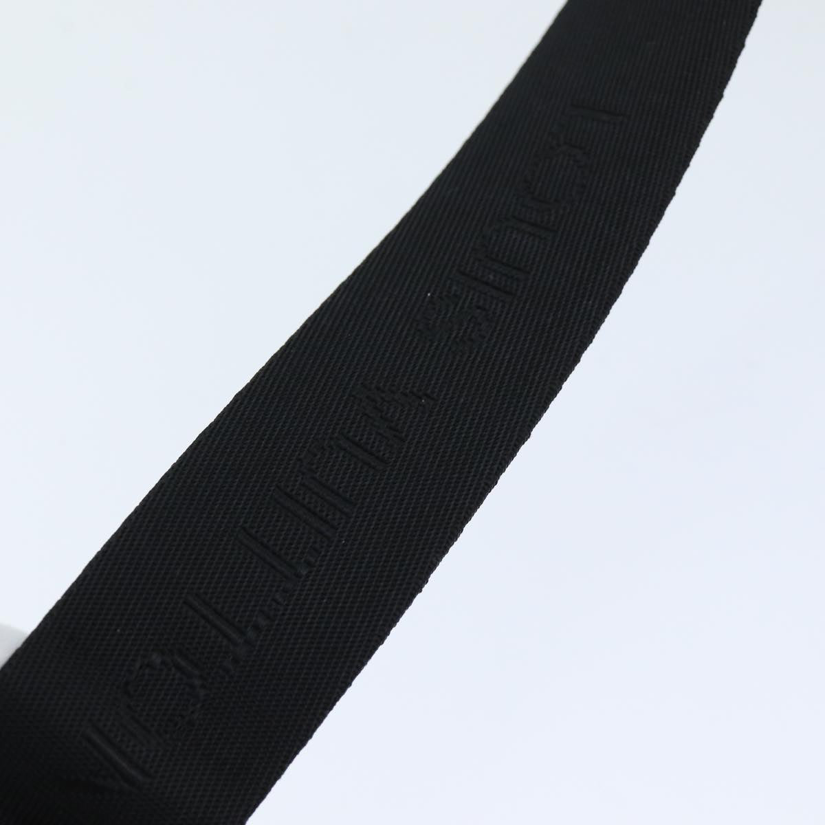 LOUIS VUITTON Adjustable Shoulder Strap Canvas 35""-55.1"" Black LV Auth bs15372