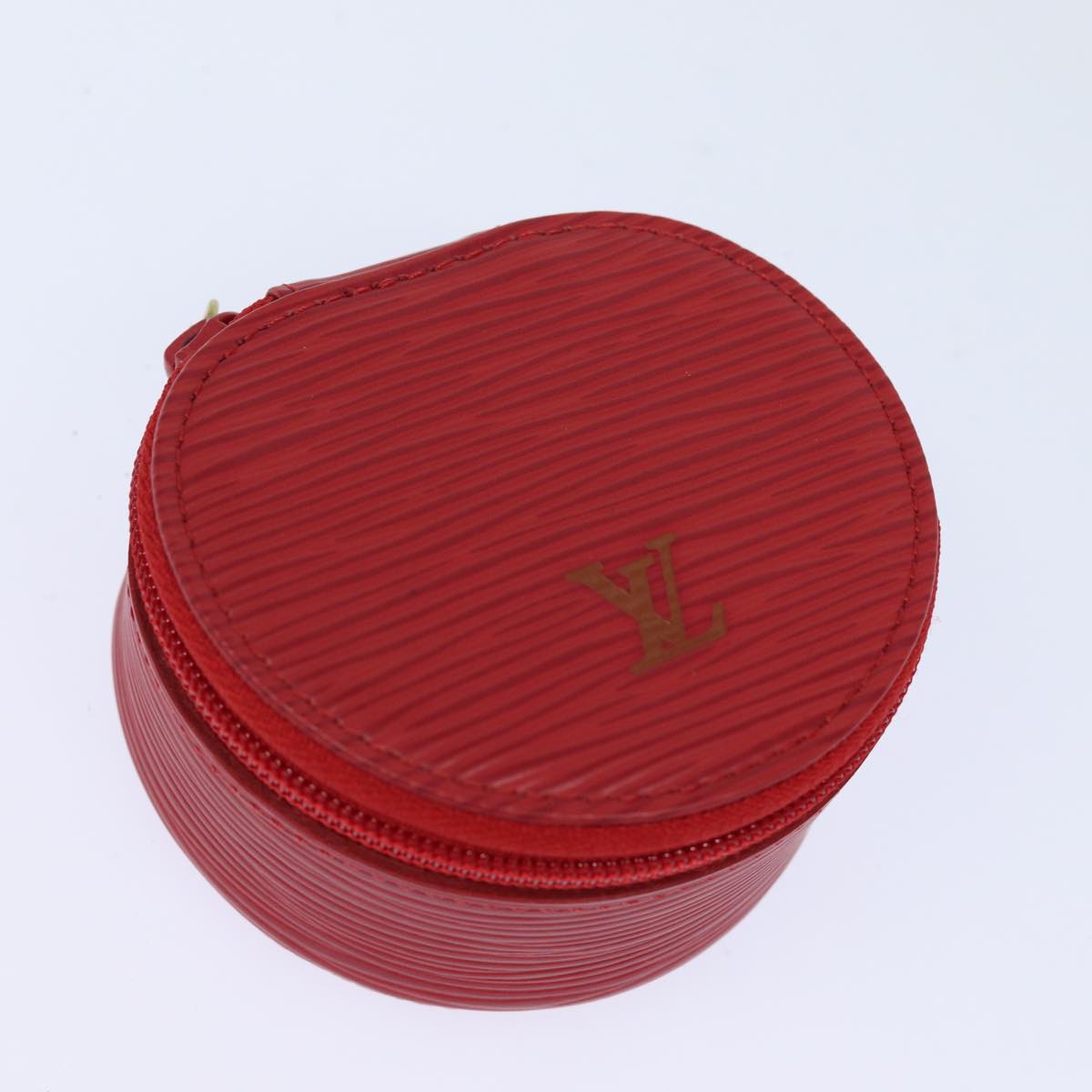 LOUIS VUITTON Epi Ecrin Bijoux 8 Jewelry Box Red M48227 LV Auth bs15388