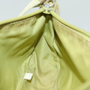 PRADA Accessory Pouch Nylon Lime Yellow Pink Auth bs15411-21