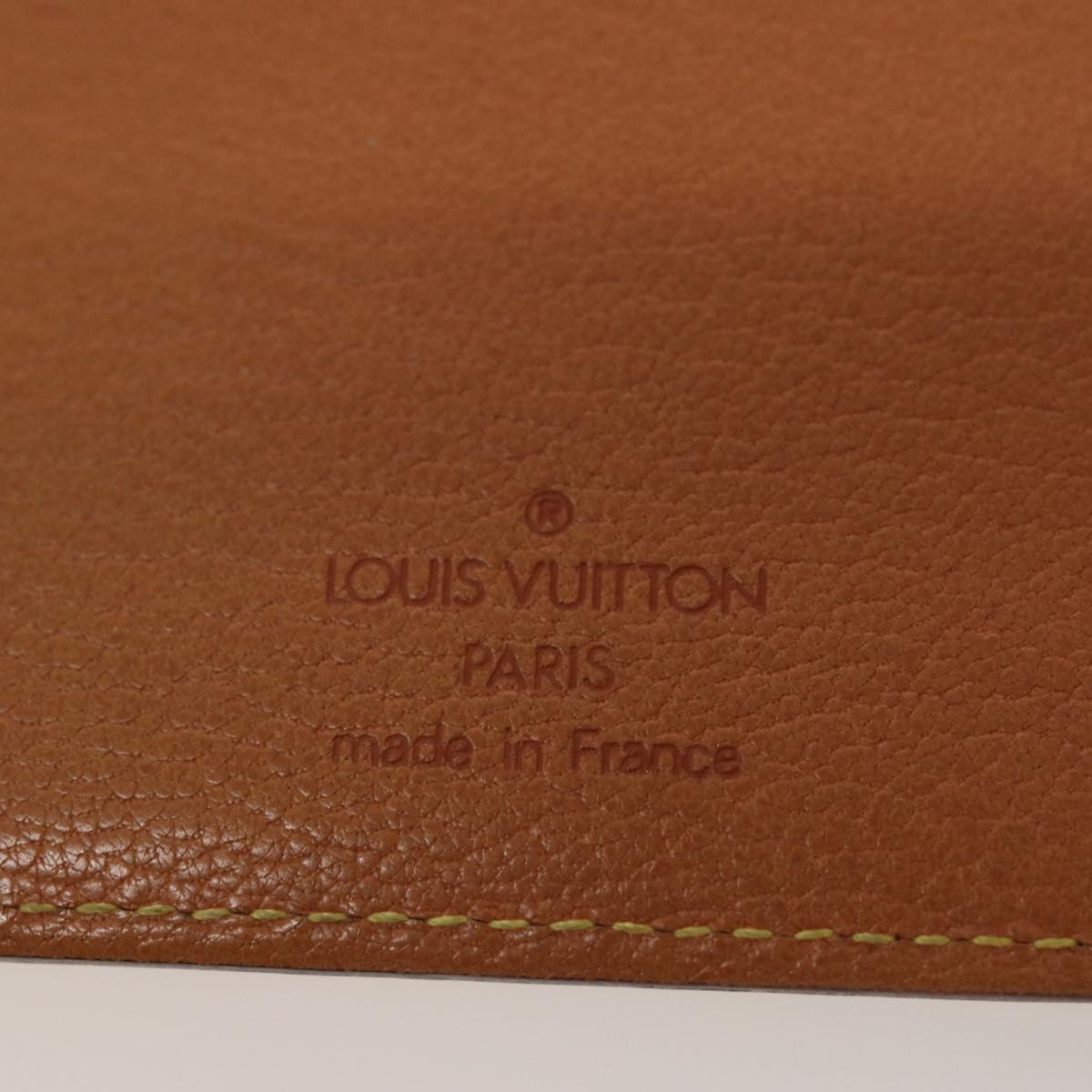 LOUIS VUITTON Nomad leather Agenda MM Day Planner Cover R20473 LV Auth bs15417