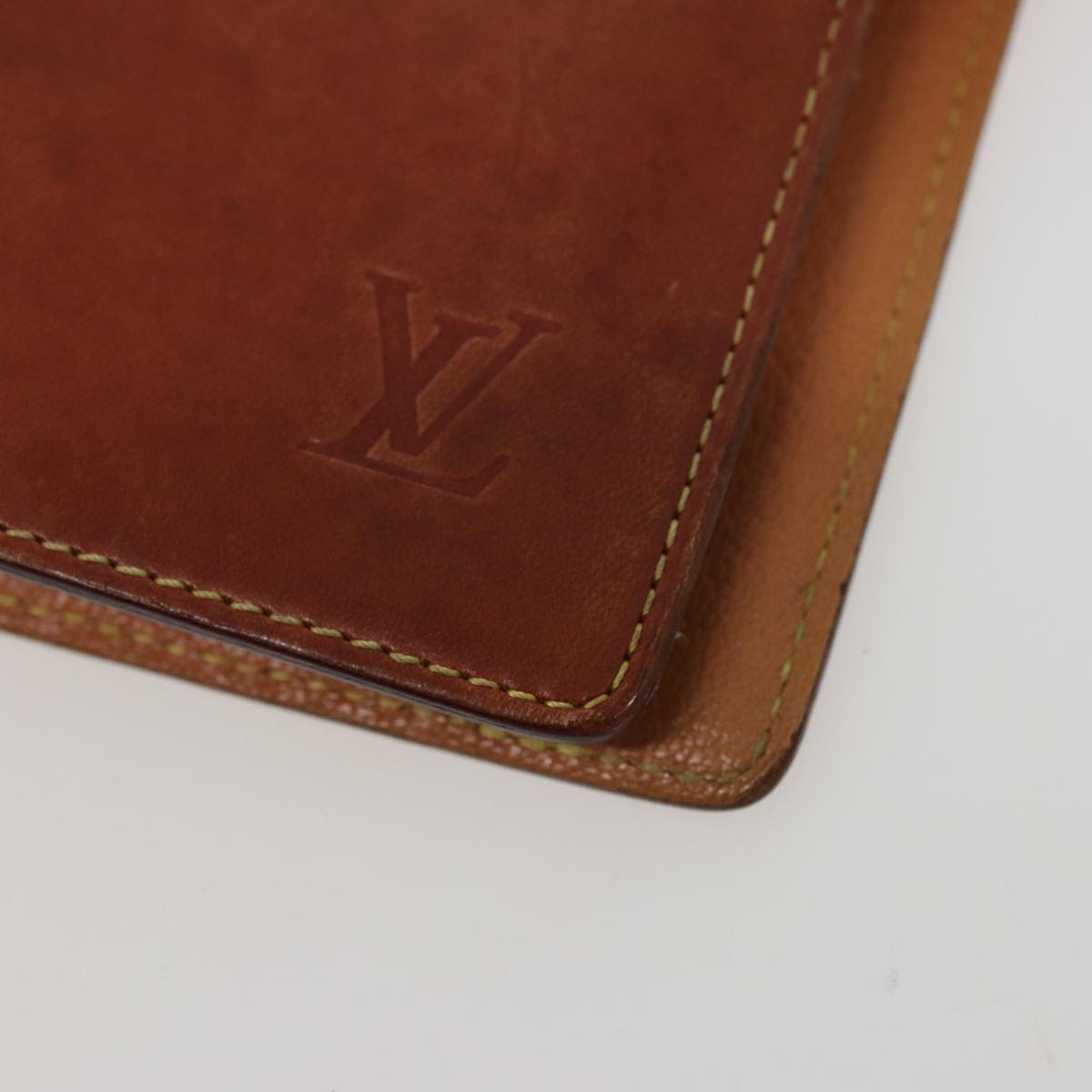 LOUIS VUITTON Nomad leather Agenda MM Day Planner Cover R20473 LV Auth bs15417