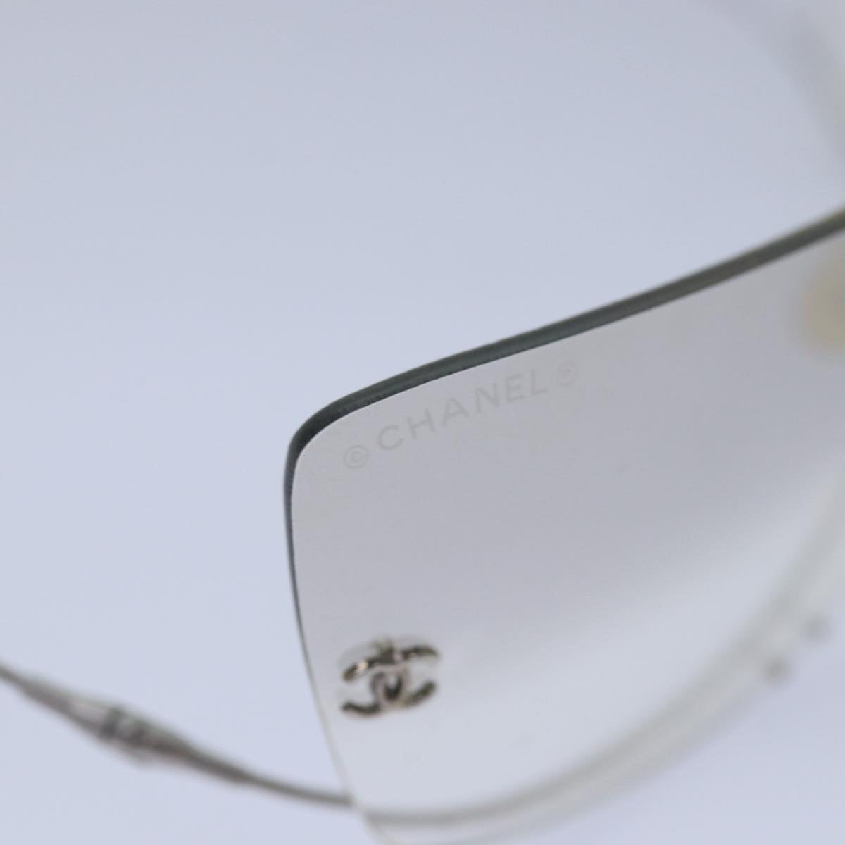 GUCCI Sunglasses Stainless Steel Silver Auth bs15435