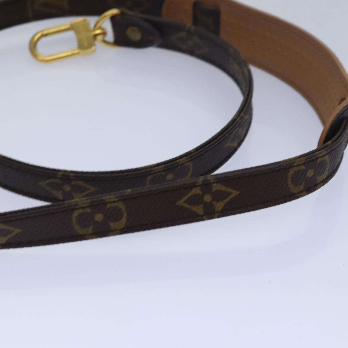 LOUIS VUITTON Monogram Shoulder Strap 43.3"" LV Auth bs15438