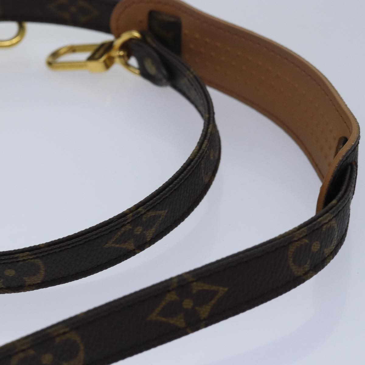 LOUIS VUITTON Monogram Shoulder Strap 43.3"" LV Auth bs15438