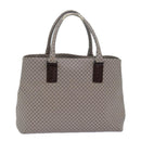 BOTTEGA VENETA Hand Bag PVC Leather Gray Auth bs15475-1